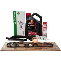 Opel Corsa C 1.3 Dizel Zincir Seti İNA Contalı / MOTUL 8100 X-Clean EFE 5W30 Dexos2 / Motul Engine Clean Motor içi Temizleyici 300 ml