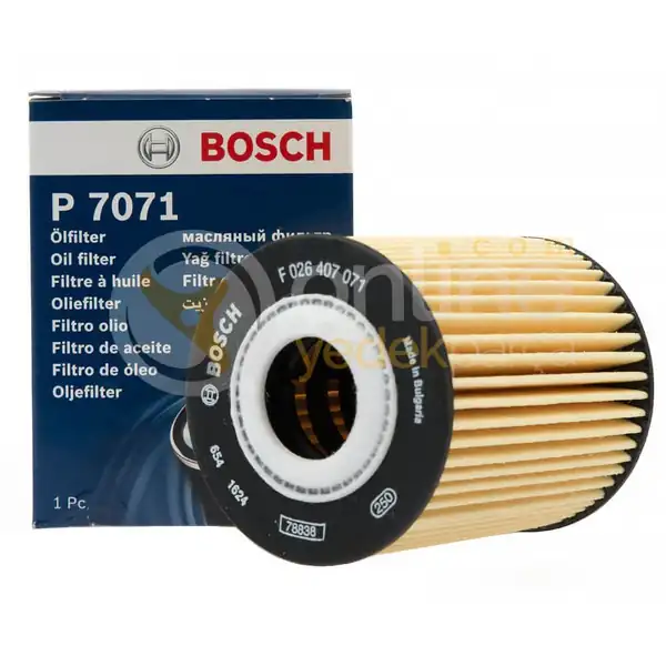 Bosch F026407071 Yağ Filtresi Opel Antara Chevrolet Captiva Cruze Epica Lacetti Nubira 2 0 CDTI