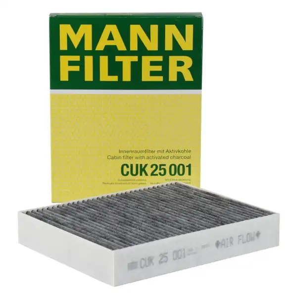 MANN CUK25001 | Bmw Polen Filtresi Karbonlu F20 F21 F22 F23 F30 F31 F32 F36 4 Serisi Coupe Cabrio 19591