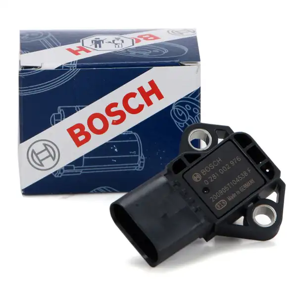 Bosch 0281002976 Volkswagen Passat CC Turbo Basınç Sensörü VW Golf VI VII Jetta IV T5 Polo Caddy 1 4 2 5 TDI TFSI