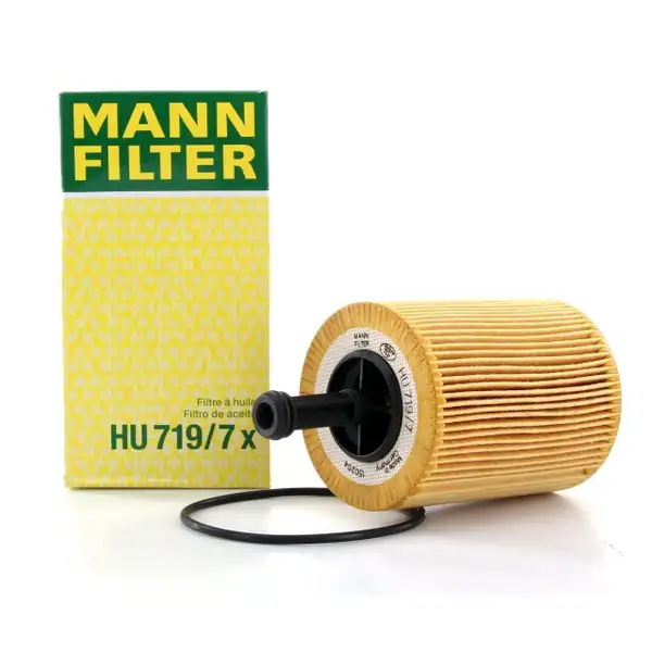MANN HU719-7X | VW Passat 2005 2009 2 0 TDI Golf 5 6 Polo 02 10 Jetta 06 10 T5 Touareg A4 A6 Q5 Yağ Filtresi