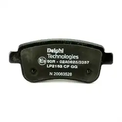 DELPHI LP2153 | Renault Captur 2 Arka Fren Balatası (Elektronik Park Sistemi)