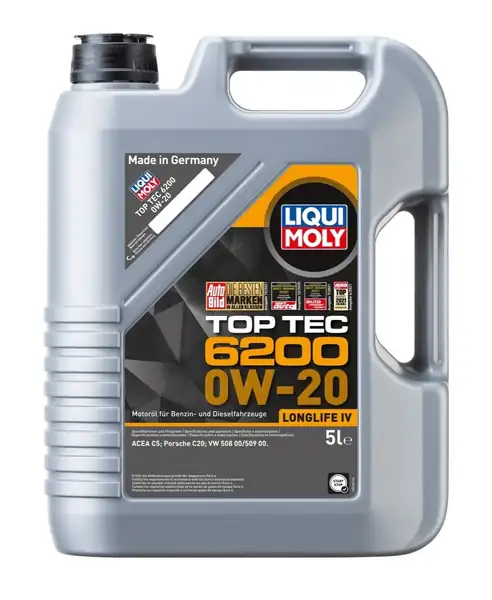 LIQUI MOLY Top Tec 6200 0W-20 Motor Yağı 5 Litre (20789)