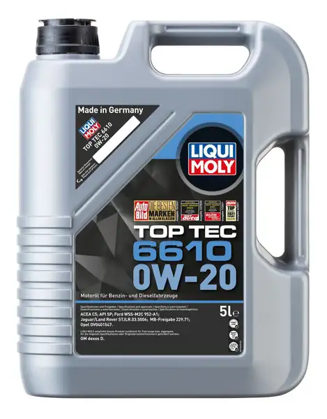 LIQUI MOLY 0W-20 Motor Yağı Top Tec 6610 5 Litre (21662)