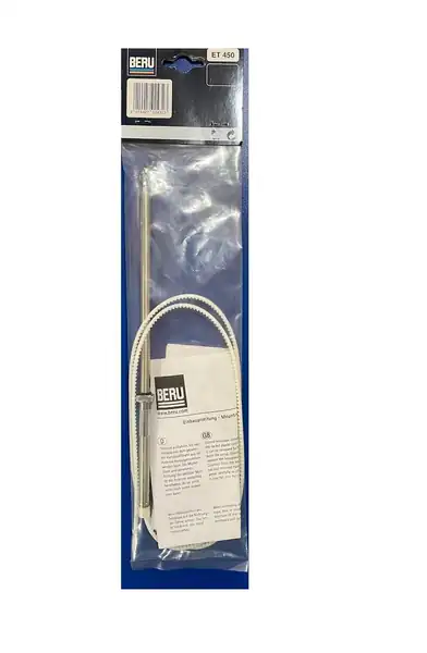 BERU ET450 | Anten Çubuğu Mercedes W124 W201 W202 Krom 83-00