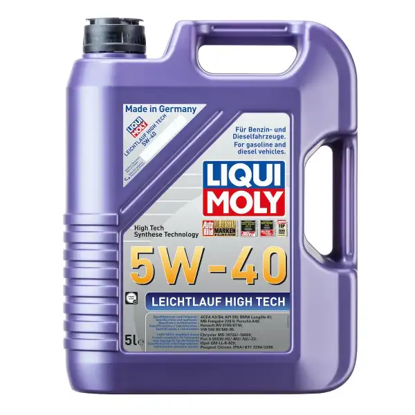 LIQUI MOLY Leichtlauf High Tech 5W-40 Motor Yağı 5 Litre (2328)