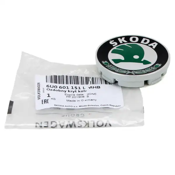 Skoda Süperb 2002-2012 Model Arası Alüminyum Jant Göbeği Orijinal