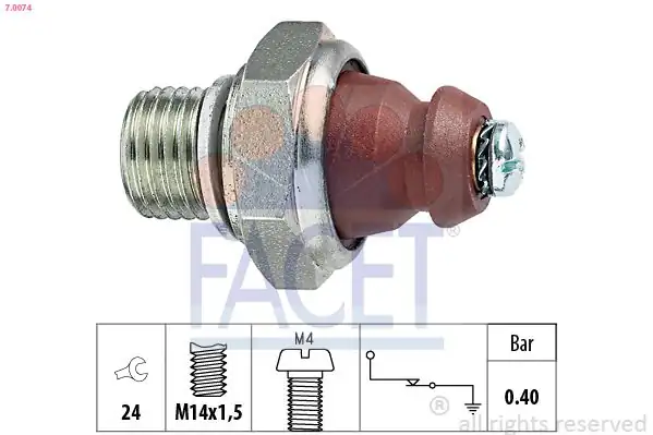 FACET 70074 | Yağ Müşürü Mercedes W460 G Serisi 230G 280G 79